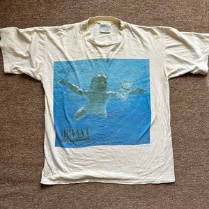 Vintage Nirvana Nevermind t-shirt 1992 Brockum